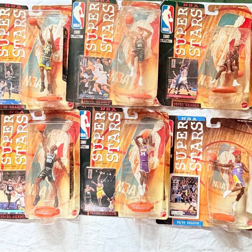 NBA Superstars Collectible Figure Set - Multicolor